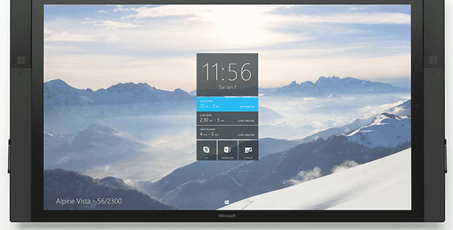 Microsoft Surface Hub, el "televisor" de Microsoft de 84 o 55 pulgadas [Video]