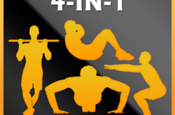 4-in-1 Fitness Pushups, Situps, Squats & Pullups, gratis por tiempo limitado