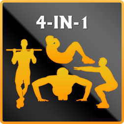 4-in-1 Fitness Pushups, Situps, Squats & Pullups, gratis por tiempo limitado