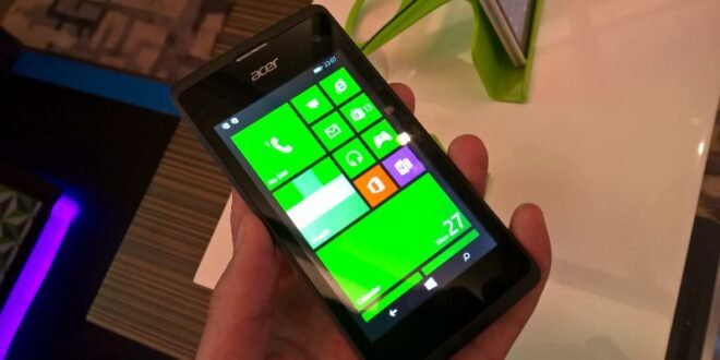 Acer trabaja en cuatro dispositivos con Windows Phone