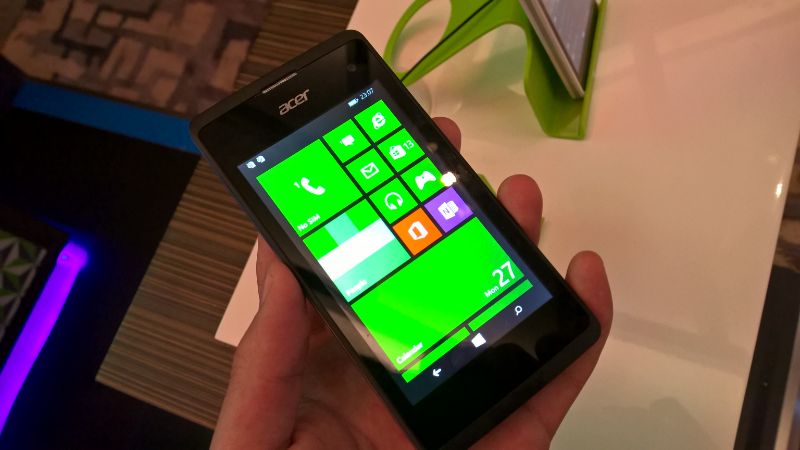 Acer trabaja en cuatro dispositivos con Windows Phone