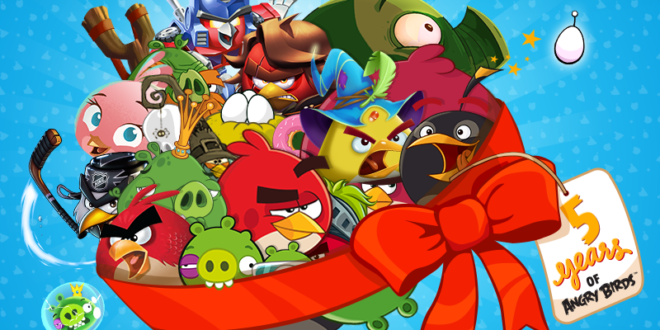 Rovio celebra el quinto aniversario de Angry Birds con 30 nuevos niveles