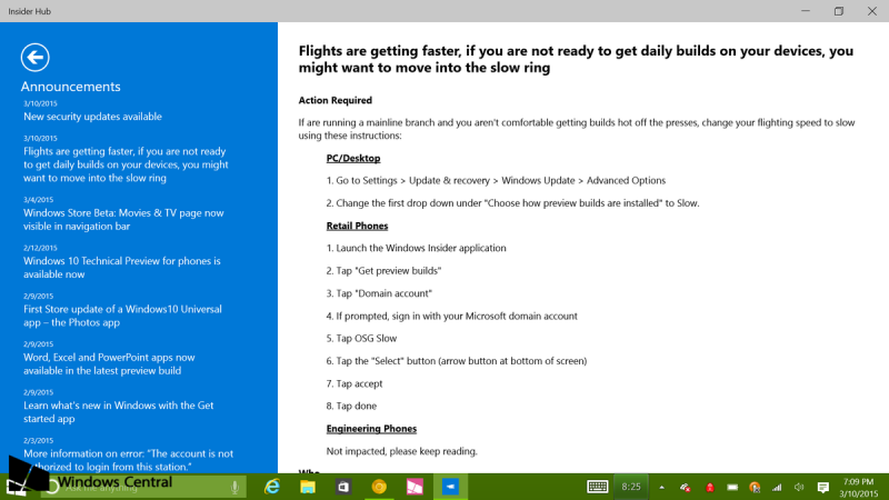  actualizaciones de Windows 10