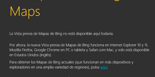 Microsoft prepara novedades para Mapas de Bing