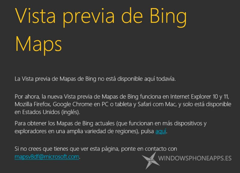 vista previa bing maps