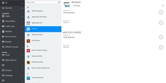 1Password lanza una alpha publica de su aplicación para Windows