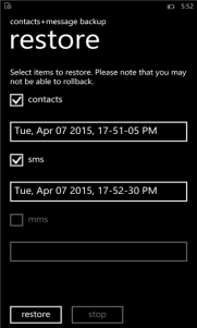 Contacts+Message Backup, nueva app de sistema para realizar una copia de contactos y mensajes en la tarjeta SD