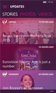 La aplicación oficial de Eurovisión 2015 ya se encuentra disponible para su descarga