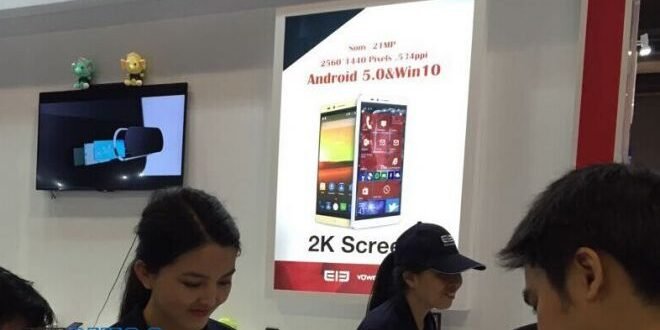 Elephone deja ver un smartphone con SoC Intel, pantalla QHD y 4 GB de RAM para Windows 10 y Android 5.0