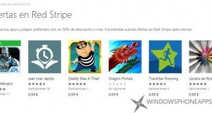 Ofertas de la semana para Windows Phone y Windows 8.1 con la colección Red Stripe