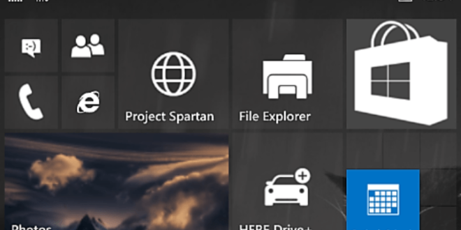 Cambios en la pantalla de inicio en la Build 10070 de Windows 10 para móviles