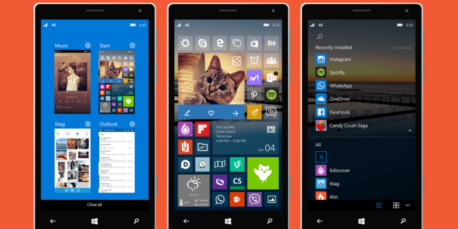 Windows 10 para móviles, os traemos unos conceptos muy atractivos