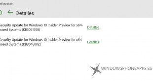 Microsoft lanza dos parches de seguridad para Windows 10 Insider Preview para PC