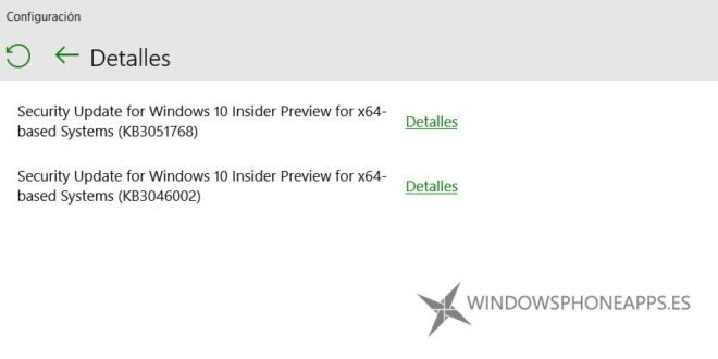 Microsoft lanza dos parches de seguridad para Windows 10 Insider Preview para PC