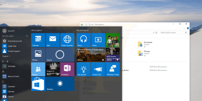 Nueva Build 10125 de Windows 10 Insider Preview se filtra en imágenes y con lista de novedades