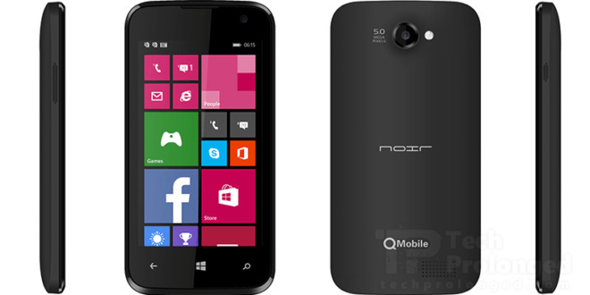 QMobile W1, un nuevo Windows Phone para Pakistán