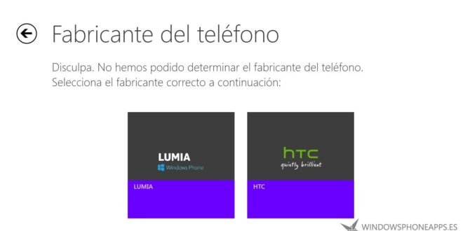 Windows Phone Recovery Tool ya soporta terminales HTC en su actualización 2.0.3