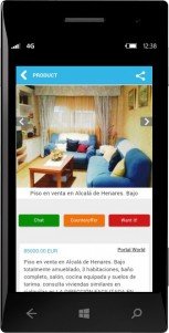 Pisos y Casas (Flats and Houses), compra, vende o alquila tu casa desde Windows Phone