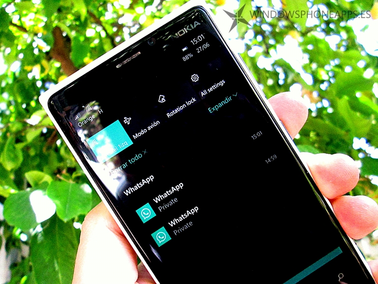 La Build 10149 de Windows 10 Mobile nos trae una nueva opción para mantener nuestras notificaciones privadas