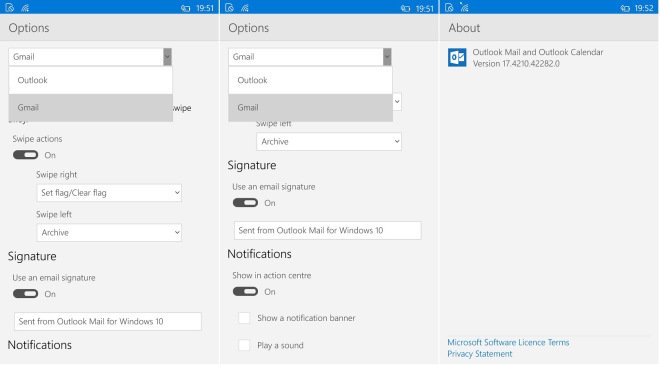 Outlook Correo y Calendario se actualizan en Windows 10 Mobile y PC con mejoras y algunas novedades