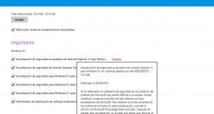 Microsoft lanza varios parches de seguridad para Windows 8.1 y Windows 7