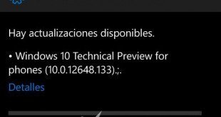 Estas son las novedades de la Build 10149 de Windows 10 Mobile