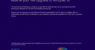 Ahora se puede reservar Windows 10 durante la instalación de Windows 8.1