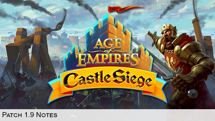 Age of Empires: Castle Siege se actualiza con pequeñas correcciones de errores