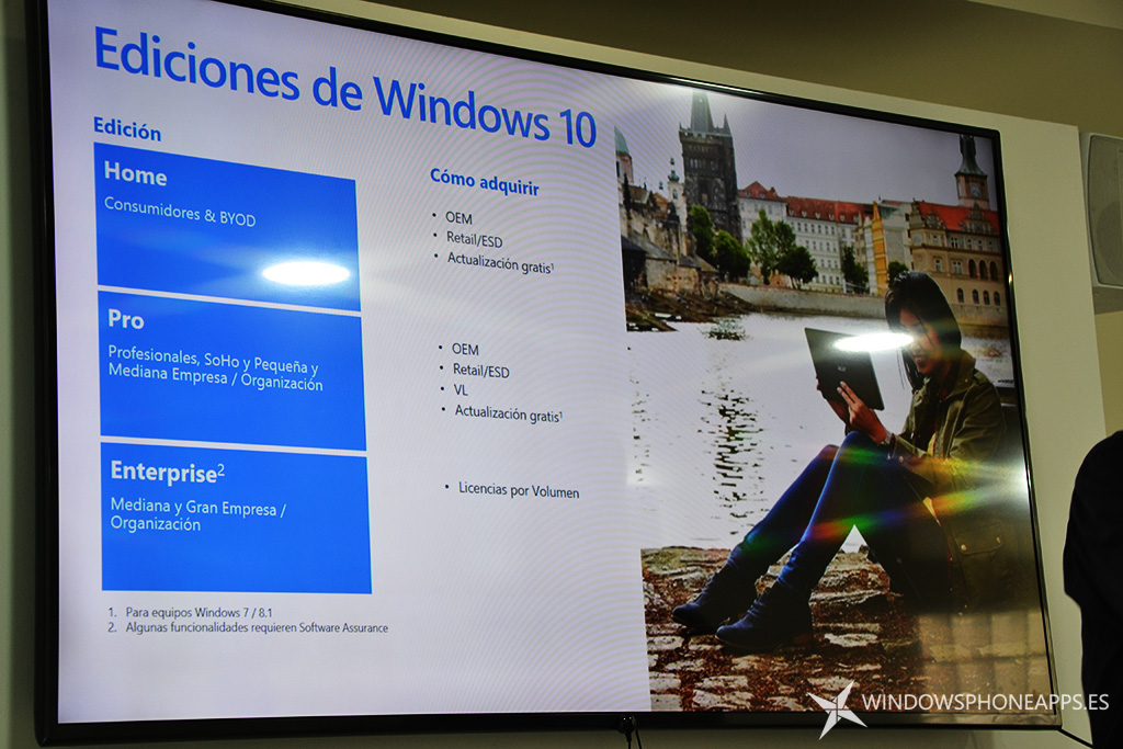 versiones home y pro Windows 10