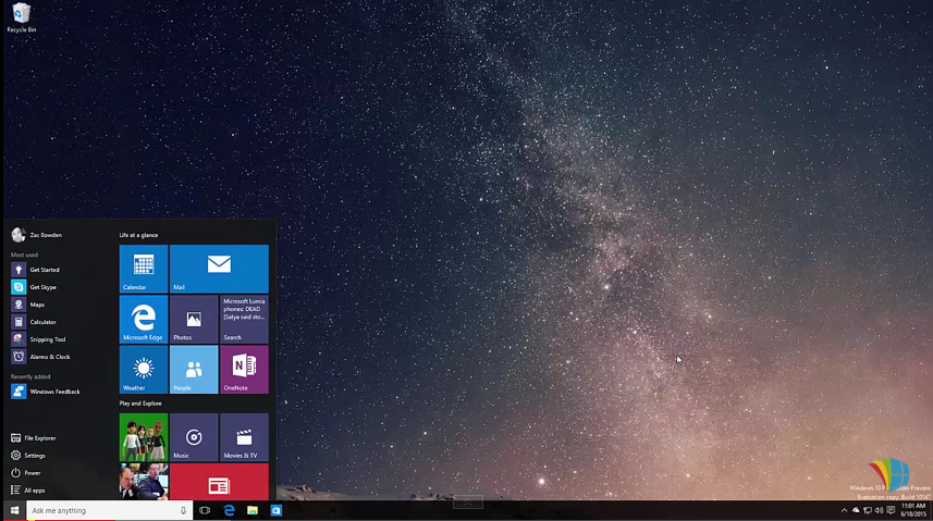 Windows 10 para PC RTM (Build 10240) ya se encuentra disponible para los miembros del programa Insider
