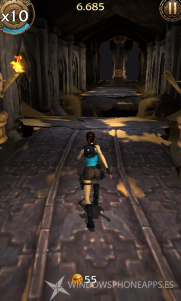 Review: "Lara Croft: Relic Run" para Windows Phone