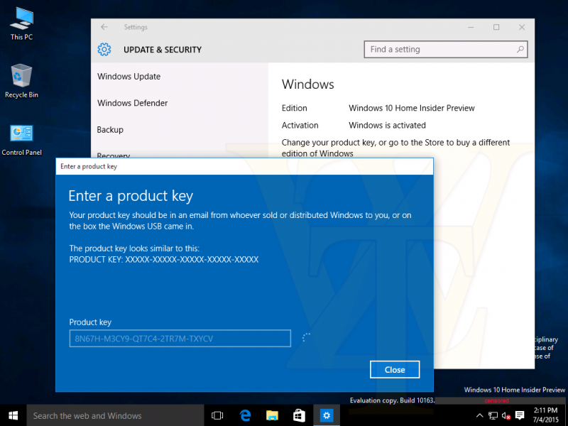 Primeras imágenes de la Build 10163 de Windows 10 confirman su enfoque a corrección de errores