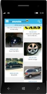 Second Hand Cars, tu aplicación de compra venta de coches de segunda mano en Windows Phone