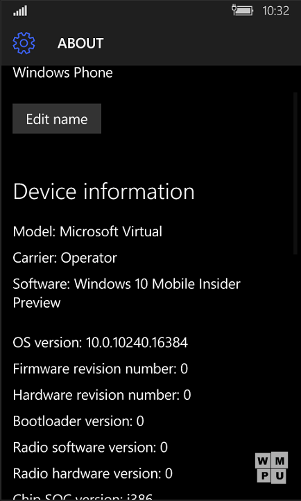 Filtradas imágenes de la Build 10240 de Windows 10 Mobile