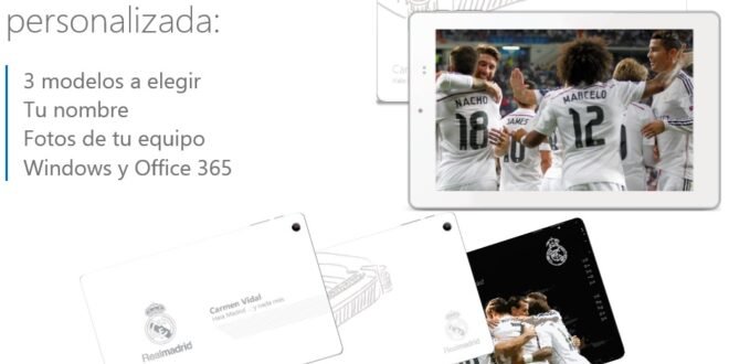 Windows Tablet Edición Real Madrid White