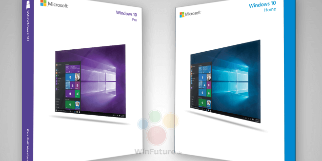 Os mostramos las supuestas cajas de ventas de Windows 10