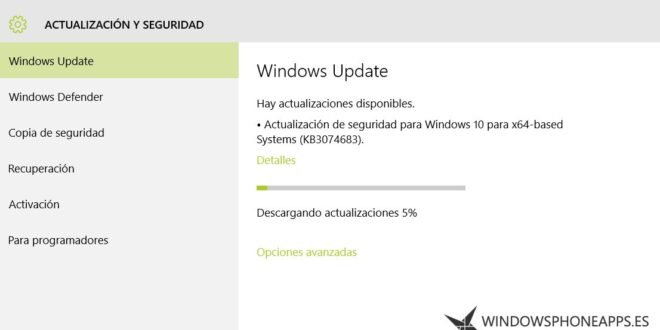 actualizacion kb 3074683