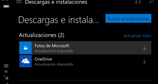 La tienda Windows 10, Fotos y Onedrive se actualizan