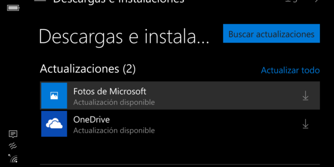 La tienda Windows 10, Fotos y Onedrive se actualizan