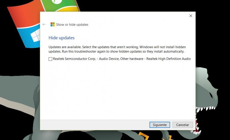 Con esta herramienta podrás ocultar o bloquear ciertas actualizaciones en Windows 10