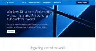 Microsoft nos enseña la web oficial del lanzamiento de Windows 10