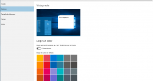 Coloca acentos personalizados a las ventanas en Windows 10