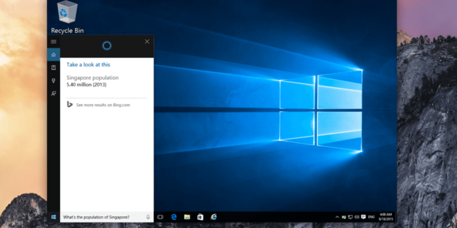 Parallels 11 permite tener Cortana en Mac