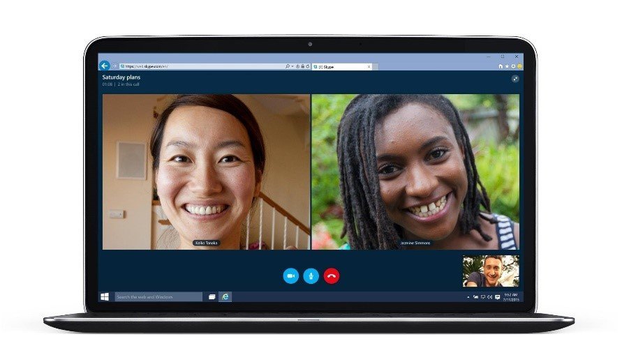 how to use skype video call