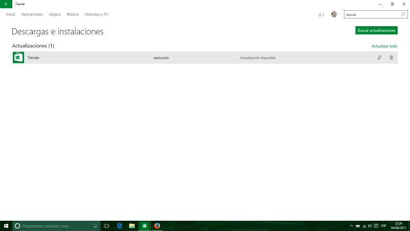 La tienda de Windows 10 se actualiza