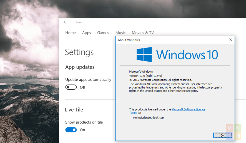 Los usuarios de la edición Home de Windows 10 ya pueden desactivar las actualizaciones automáticas de la Tienda
