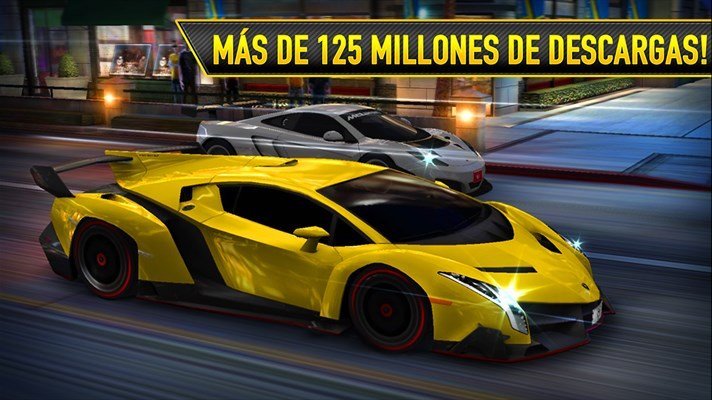 125 millones de descargas de CSR Racing