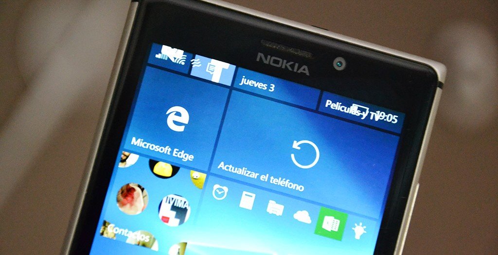 actualizar windows 10 mobile