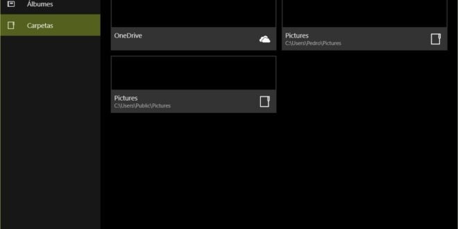 carpetas fotos Windows 10