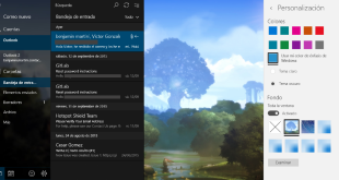 Correo y Calendario de Windows 10 se actualiza con tema oscuro, colores de énfasis y cambios en el diseño